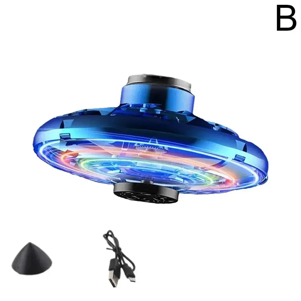 Flying Spinner UFO Boomerang Mini Drone Magic Led Light Kids Children Adult Fidget Toys Christmas Birthday Gift Child