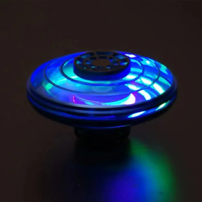 Flying Spinner UFO Boomerang Mini Drone Magic Led Light Kids Children Adult Fidget Toys Christmas Birthday Gift Child